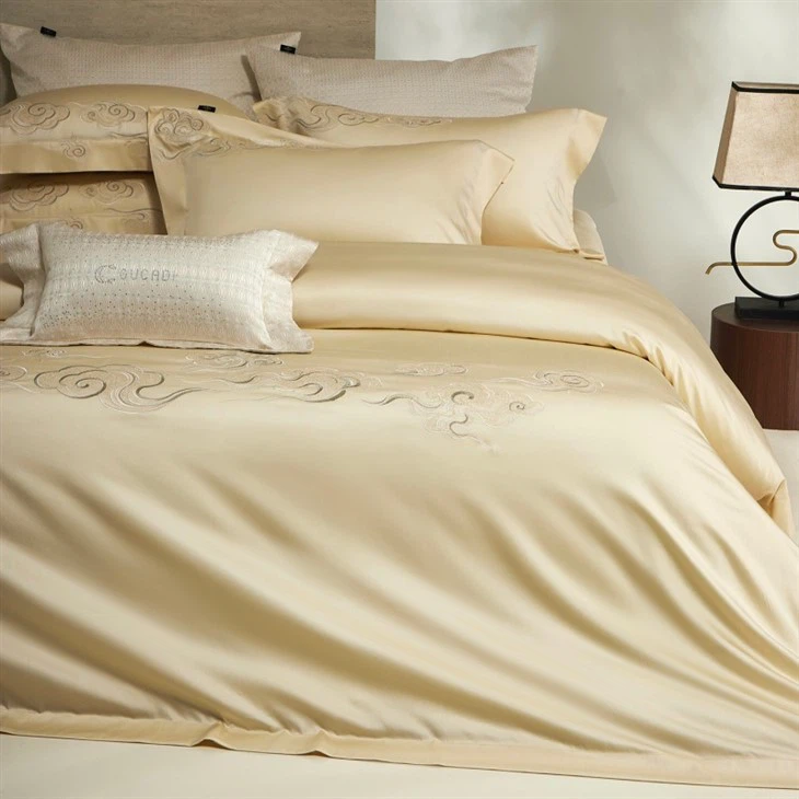 Tencel Embroidered Four-piece Bedding Set price