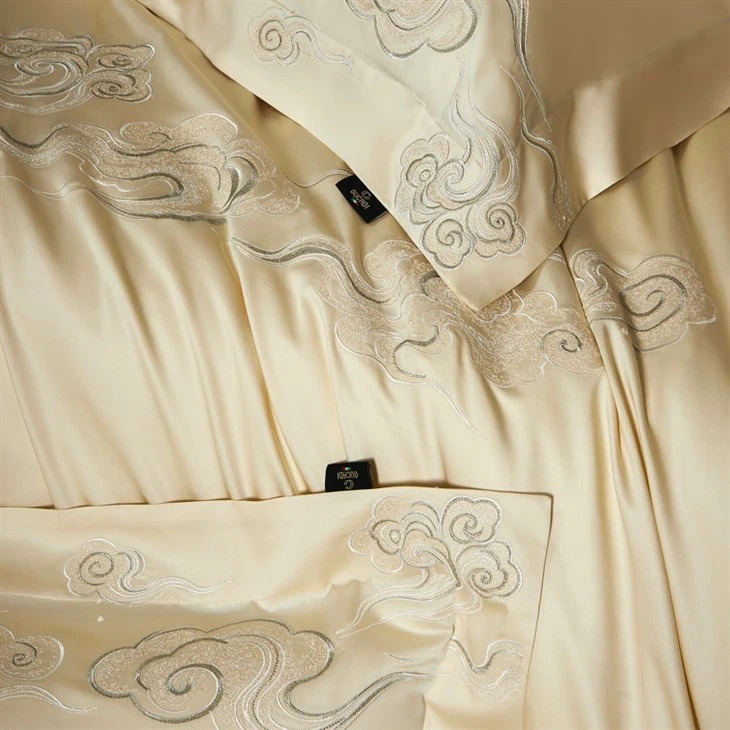 Tencel Embroidered Four-piece Bedding Set price